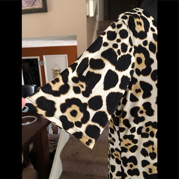 55. Ashley Stewart•Front Knot Animal Print Dress•Size 18/20 - Picture 3 of 4